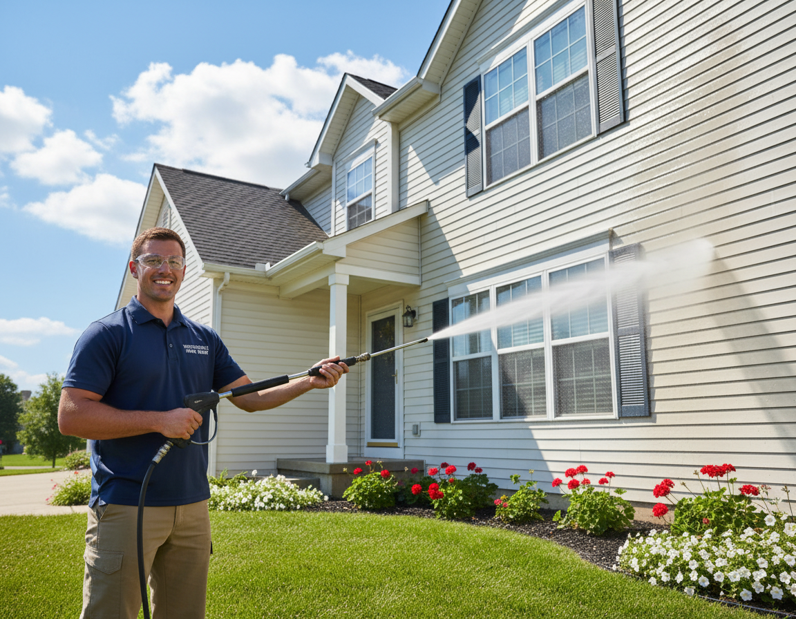 Pressure Washing In Lewis Center